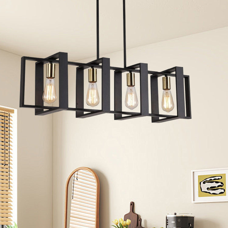 Lampsmodern-UK Iron And Wood Pendant Light Farmhouse Style