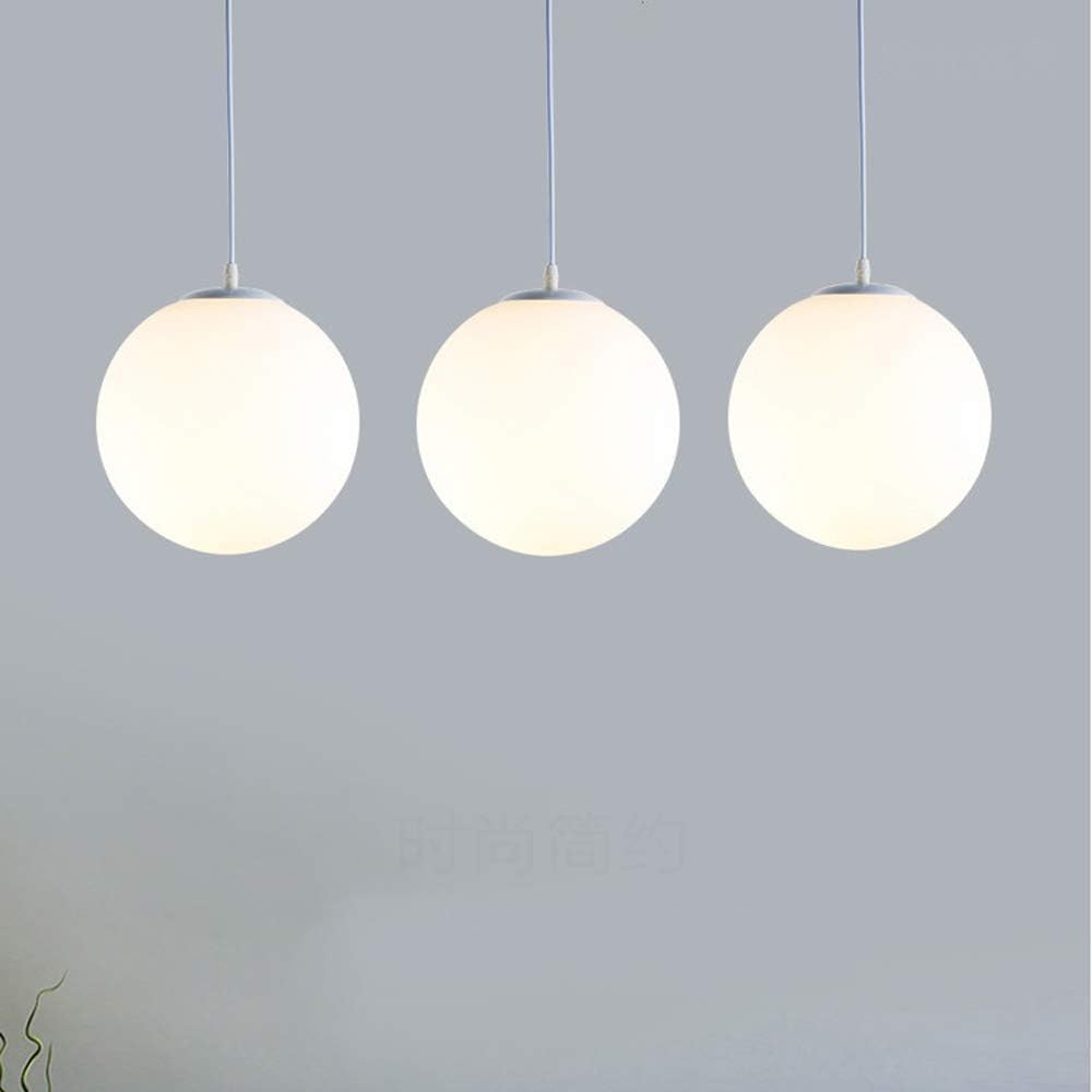 Lampsmodern-UK Glass Single-Head Pendant Light E27 Base Restaurant Fixture
