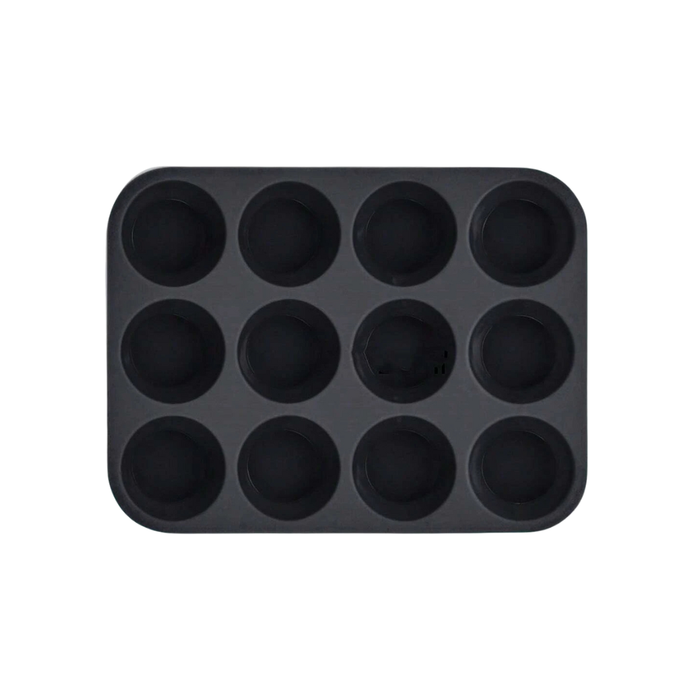 12 cup silicone muffin pan for baking