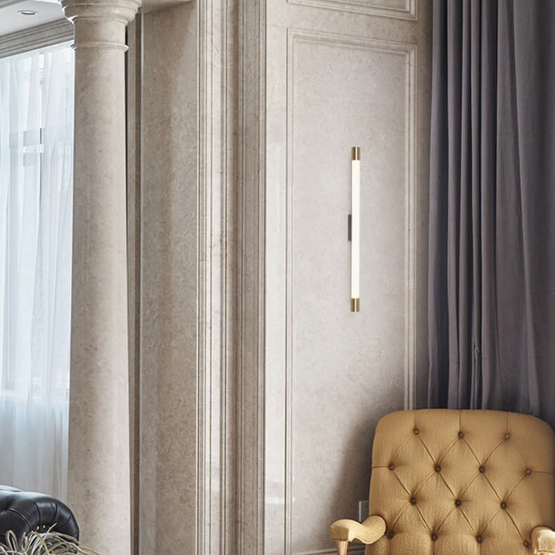 Long 150cm LED tube sconce displayed horizontally to show its length