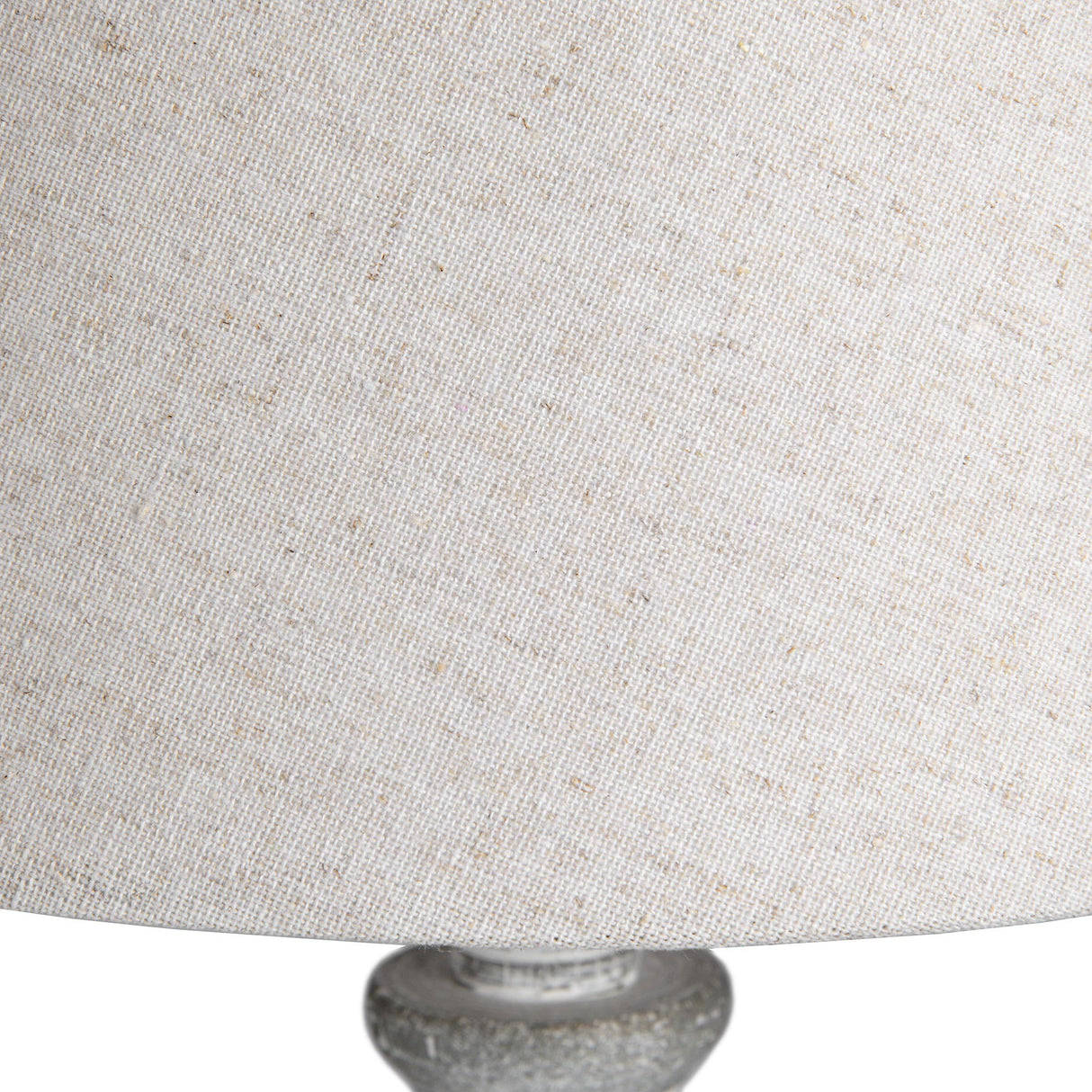 Weathered Wood Aegina Table Lamp with Linen Shade, E14