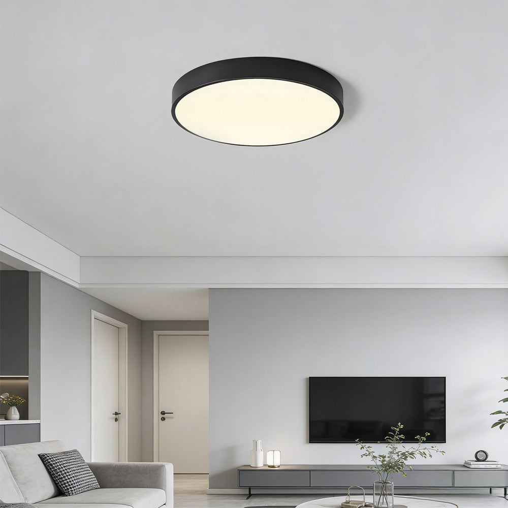 Lampsmodern-UK Circular Flush Mount LED Ceiling Light Slim Profile