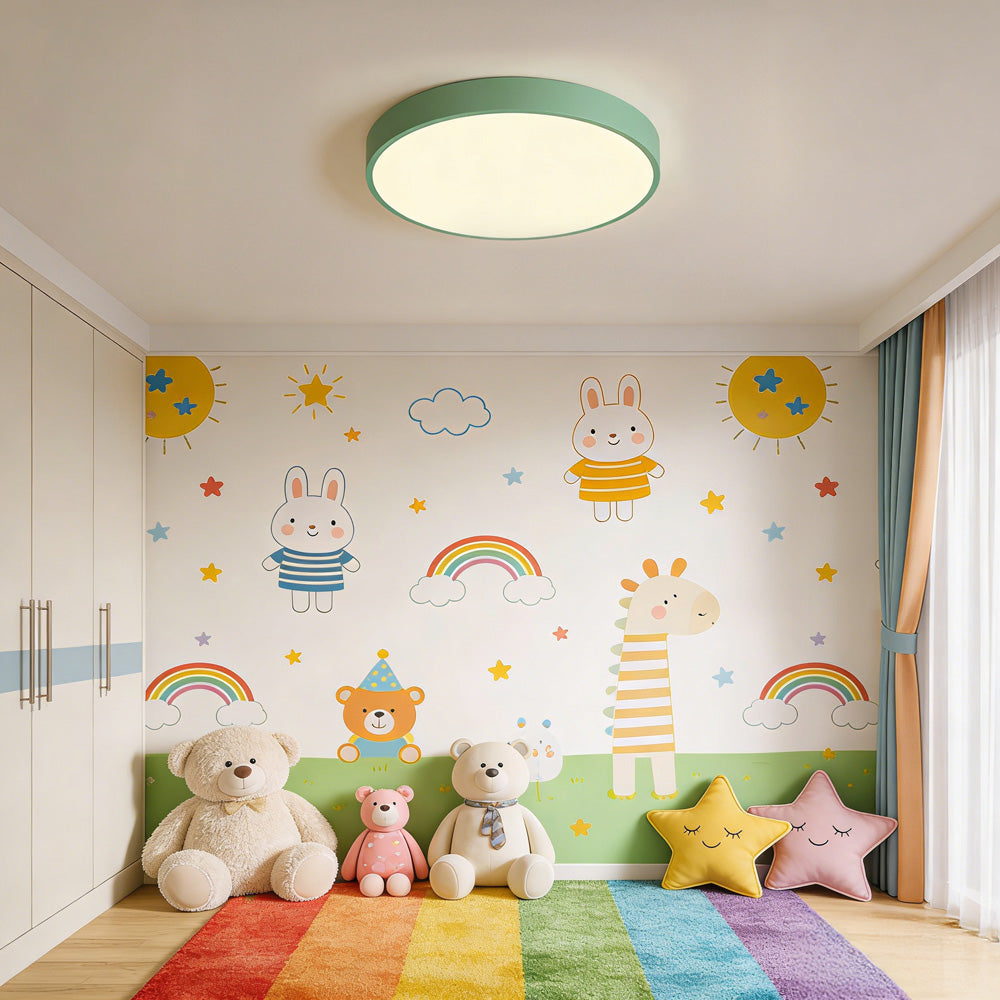 Lampsmodern-UK Circular Flush Mount LED Ceiling Light Slim Profile