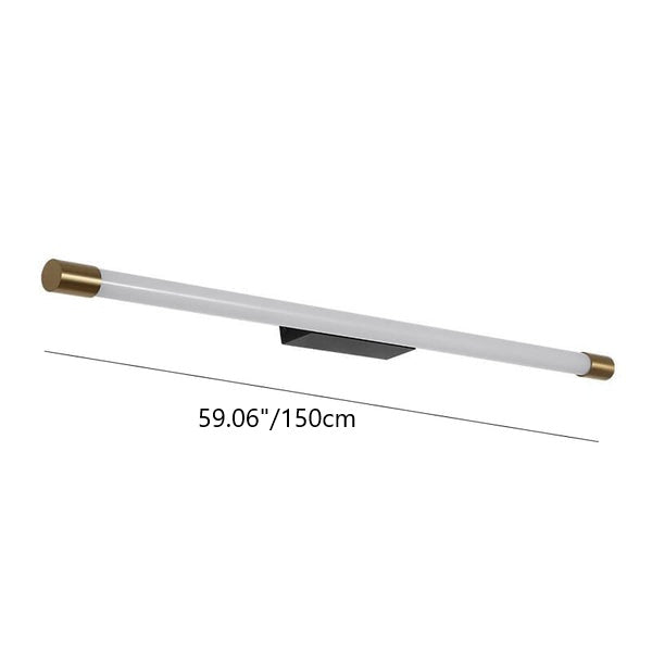 Modern Minimalist LED Wall Sconce Lamp Aluminum PC Thin Tube