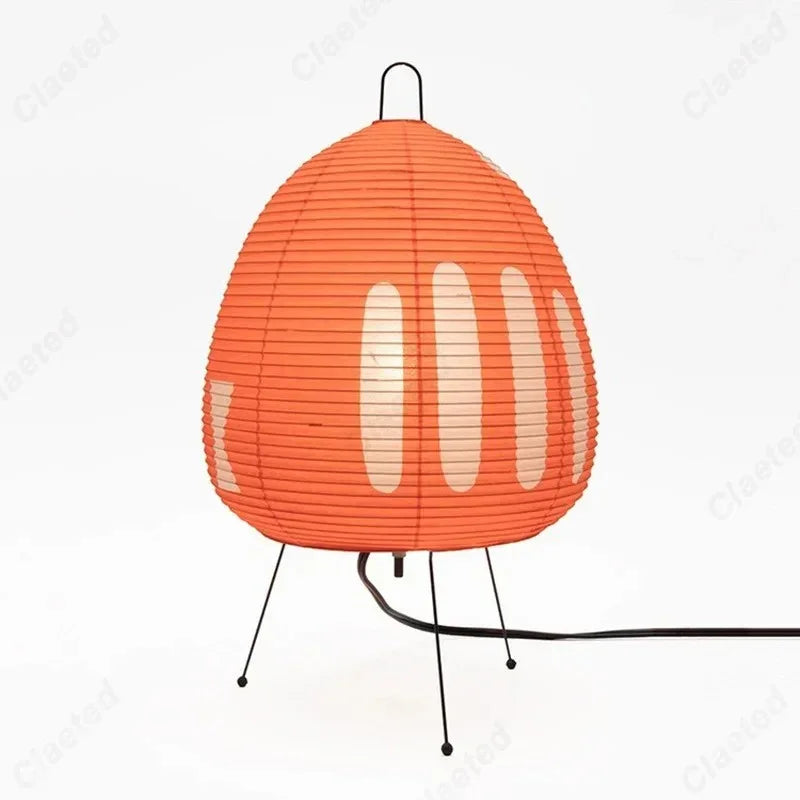 Elenorra Hikari Wabi Paper Table Lamp 10.2in Dia x 16.9in
