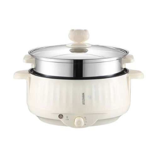 220V Multi-Cooker Electric Pot Single/Double Layer for 1-2 People