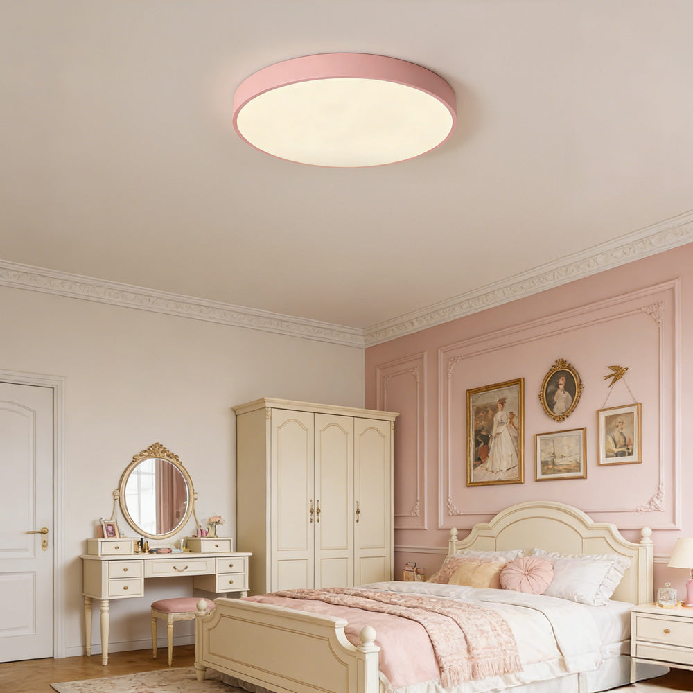 Lampsmodern-UK Circular Flush Mount LED Ceiling Light Slim Profile