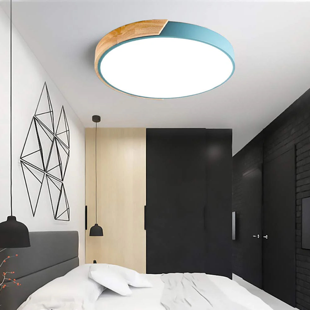 Lampsmodern-UK Colorful Simple LED Round Ceiling Light Flush Mount