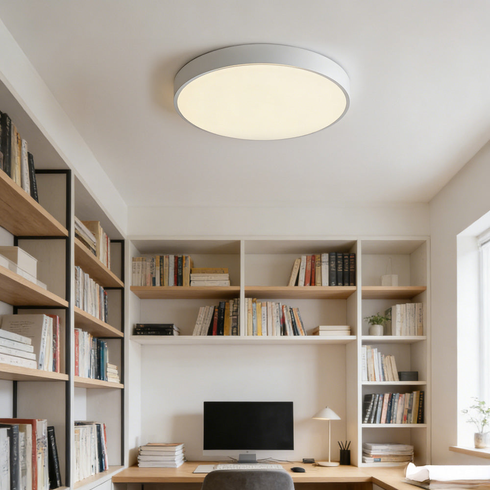 Lampsmodern-UK Circular Flush Mount LED Ceiling Light Slim Profile