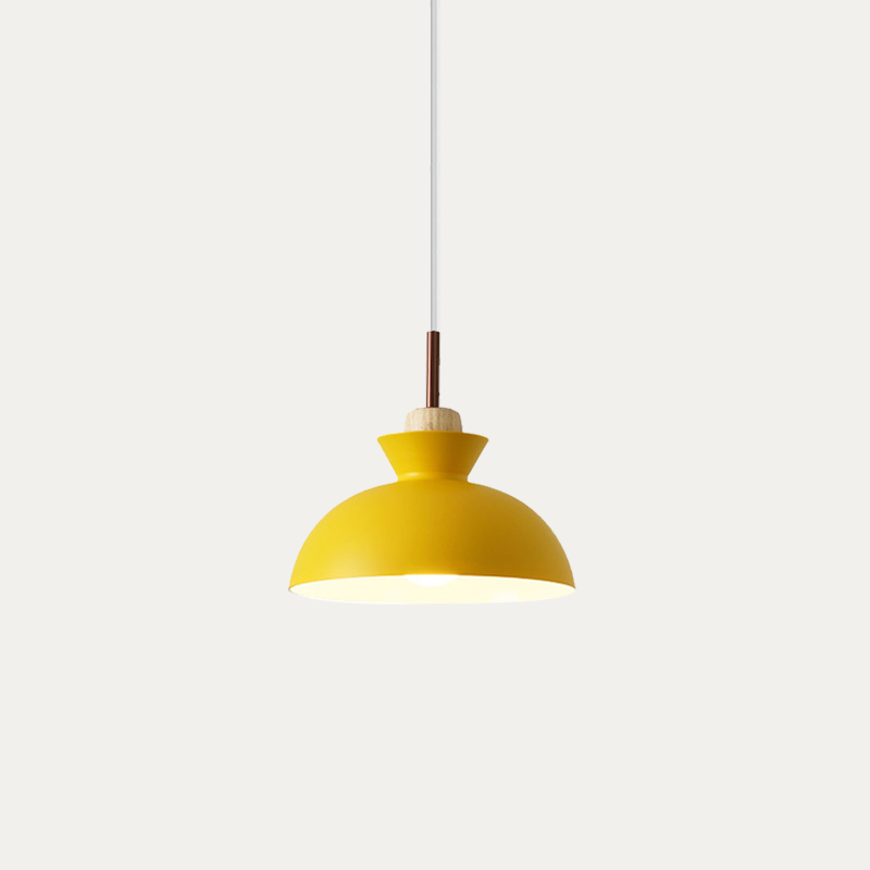Valarie Scandinavian Wood Pendant Light Modern Fixture