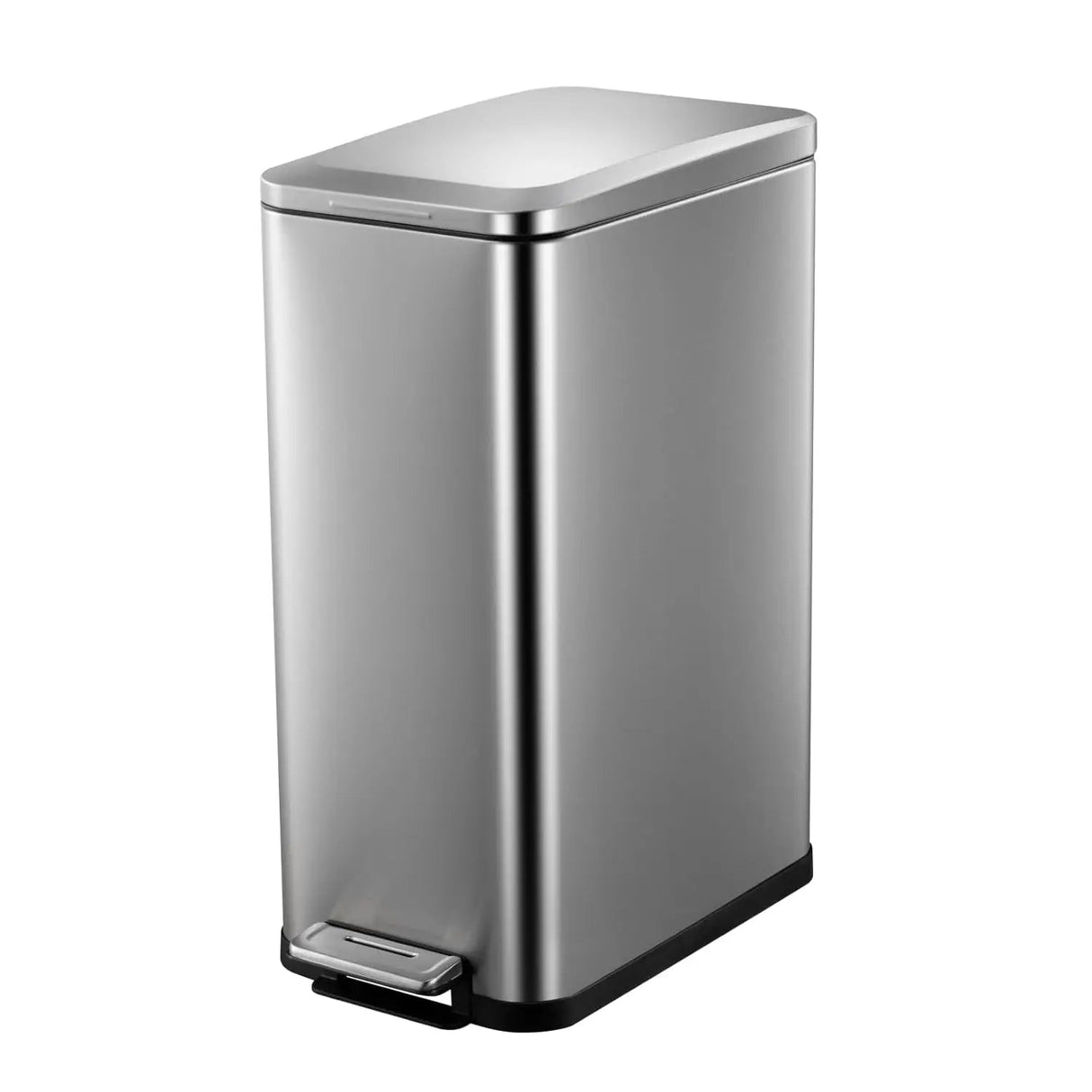 50L Kitchen Trash Can - Stainless Steel, Touchless, for Odor - Free Cleanliness - Stainless Steel Garbage Can - Hurbane Home