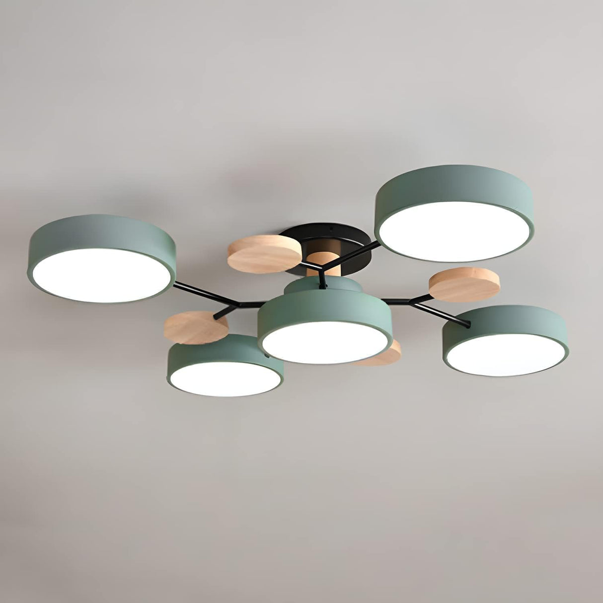 Lampsmodern-UK Circular LED Ceiling Light 33.5-37in Dia 5.5in