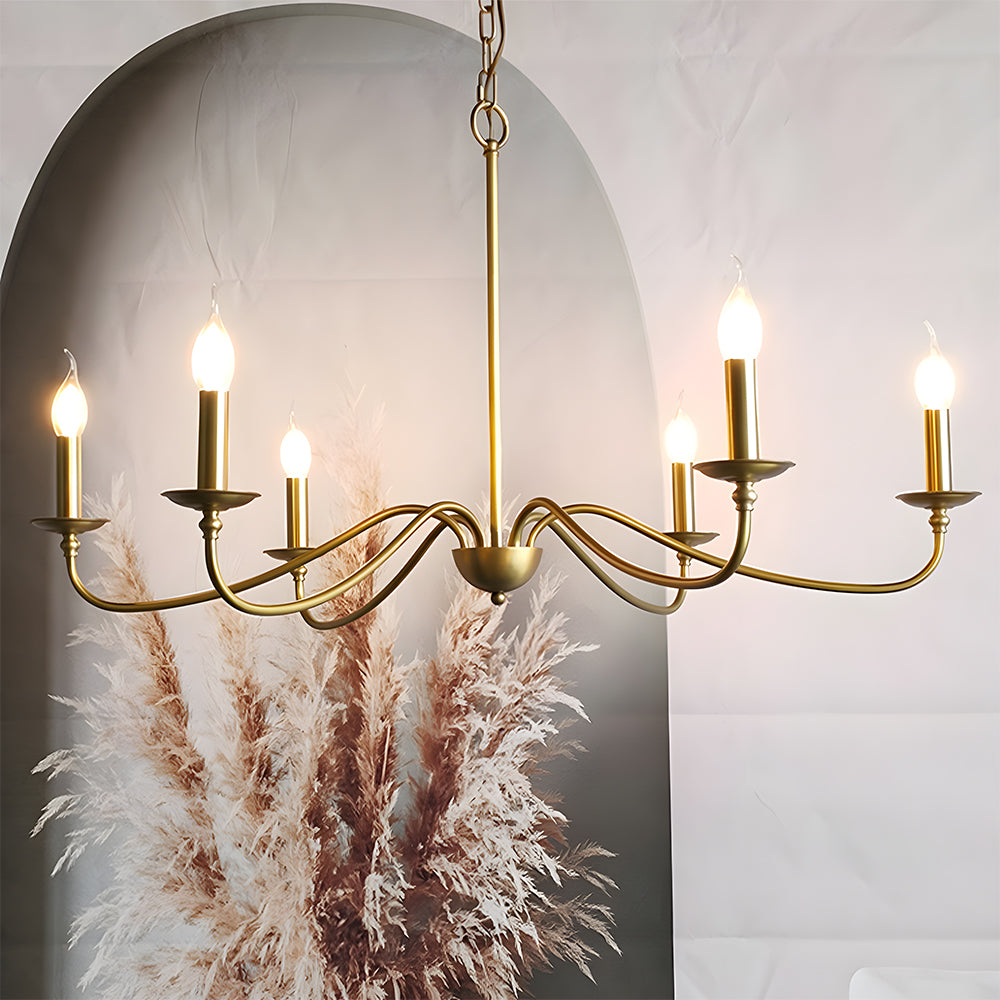 Lampsmodern-UK Simple Modern Iron Pendant Light, 34.6in Dia x 15in