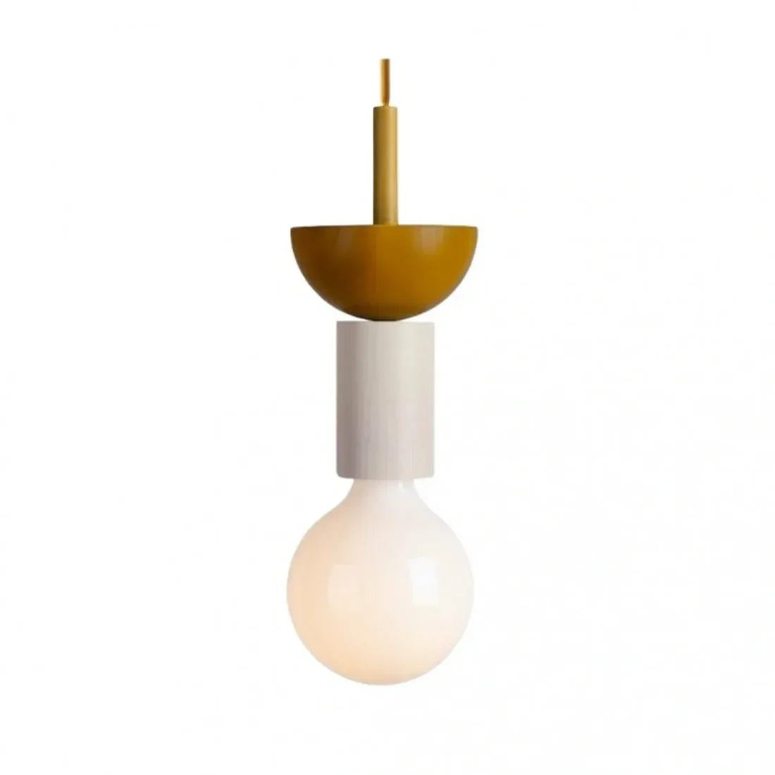 Alvar Multicolor Geometric Wood Pendant Light Modern Fixture