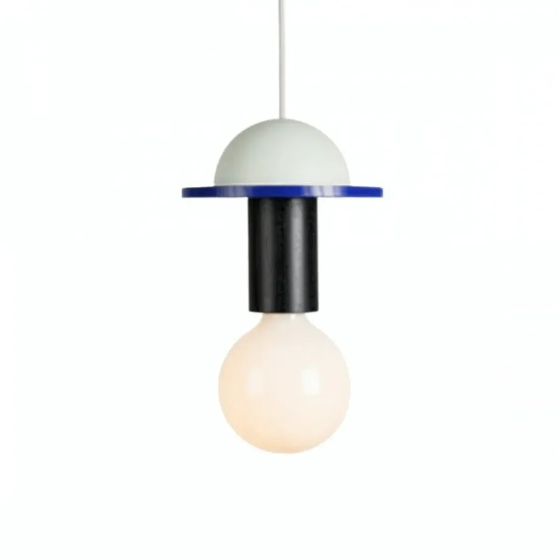 Alvar Multicolor Geometric Wood Pendant Light Modern Fixture
