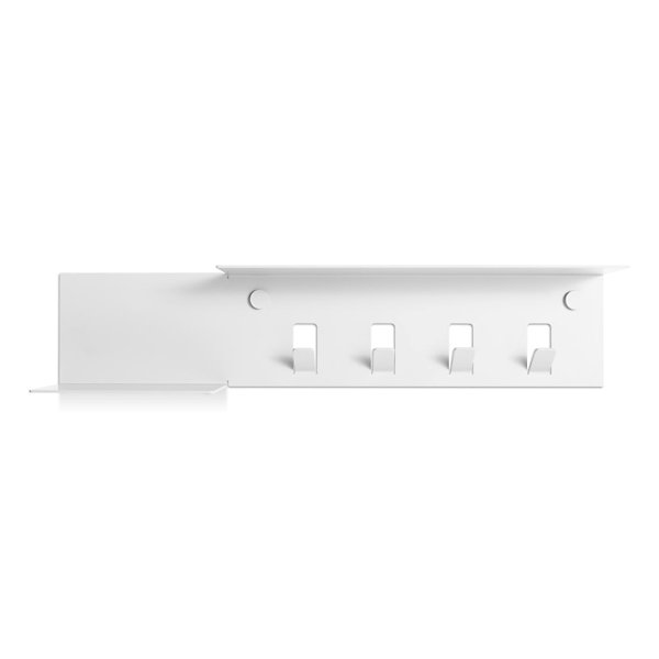 Blu Dot Hall Pass Wall Shelf with Four Hooks