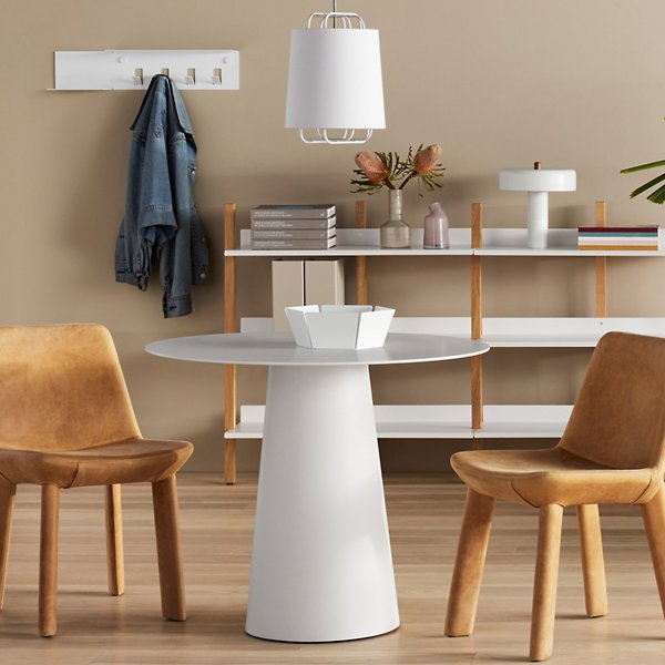 Blu Dot Hall Pass Wall Shelf with Four Hooks