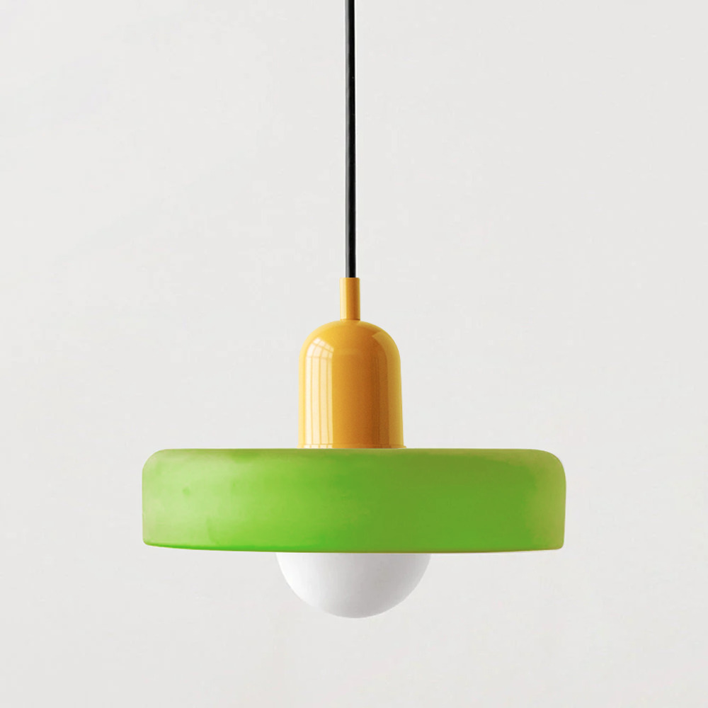 Lampsmodern-UK Bauhaus Glass LED Pendant Light Adjustable Cord 9.8inΓ7.1in