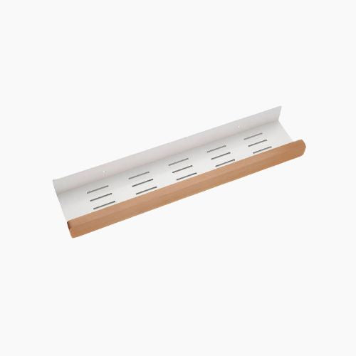 Beech Wood Bathroom Shelf - Wall-Mounted Organizer for Stylish Storage Solution