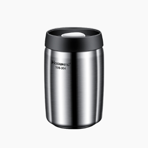 Stainless Steel Coffee Jar - Vacuum Sealed Container for Fresh Coffee Storage