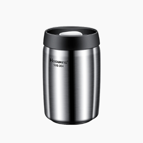 Stainless Steel Coffee Jar - Vacuum Sealed Container for Fresh Coffee Storage