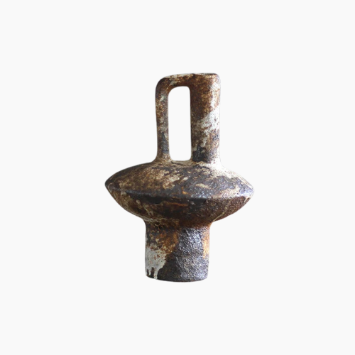 Handmade Ceramic Wabi-Sabi Vintage Pottery Vase Set Rustic