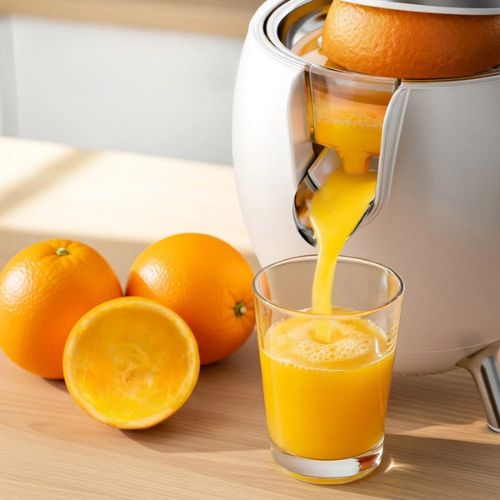 ROUNY 850W Commercial Stainless Steel Citrus Press Juicer with Spout