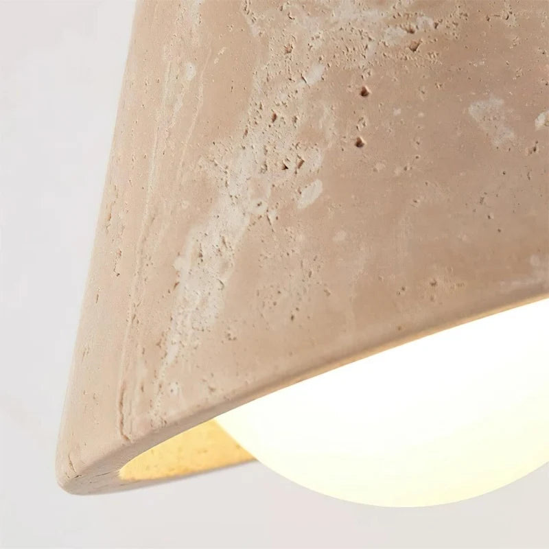 Cyrus Wabi-Sabi Natural Stone Wall Light Modern Fixture