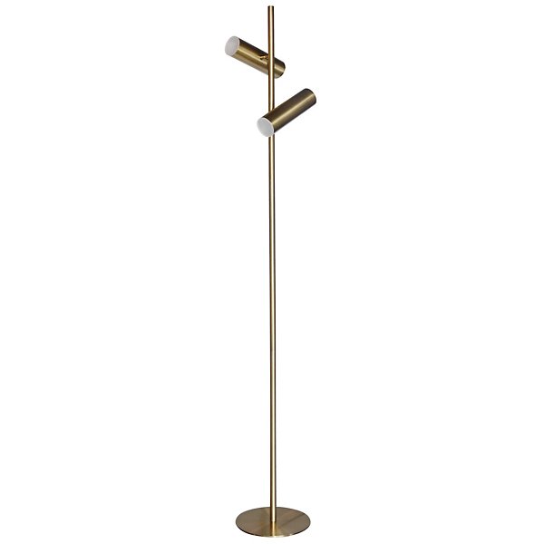 Dainolite Constance Adjustable LED Floor Lamp with Frosted Diffusers