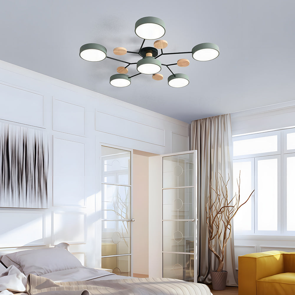 Lampsmodern-UK Circular LED Ceiling Light 33.5-37in Dia 5.5in