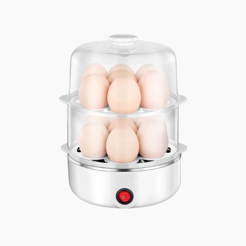 Microwave Egg Cooker - Dual-Layer Boiler for Fast Easy Egg Cooking