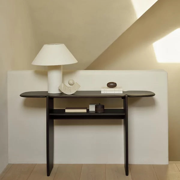 Ethnicraft PI Solid Wood Console Table Mahogany or Oak Accent