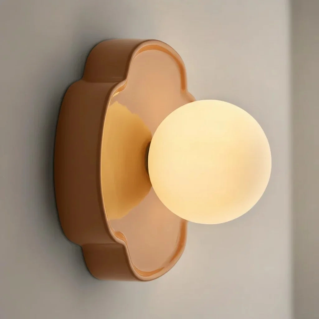 Elowen Modern Resin Orb Wall Lamp Modern Fixture