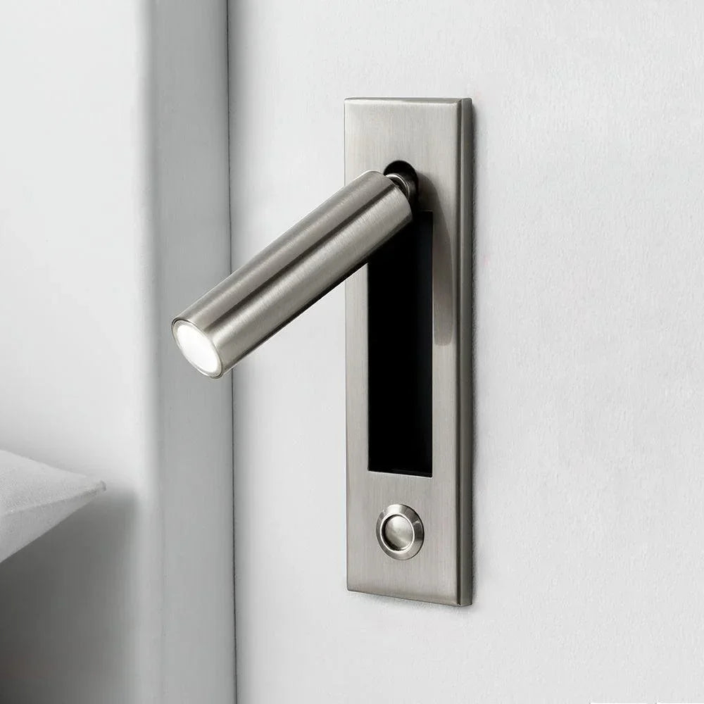 Elenorra Flush-Mount Sconce Integrated LED 2in x 7in Matt Black