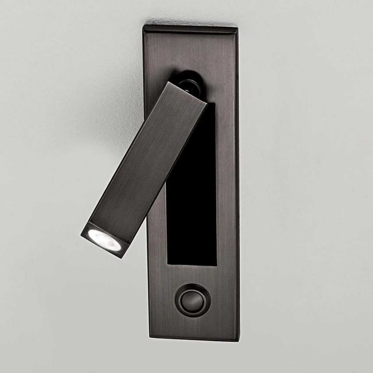 Elenorra Flush-Mount Sconce Integrated LED 2in x 7in Matt Black