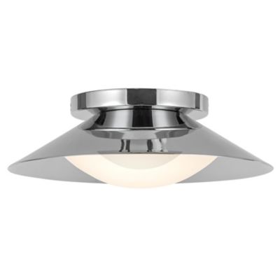 Cleo LED Wall Sconce Brushed Gold with Opal Glass