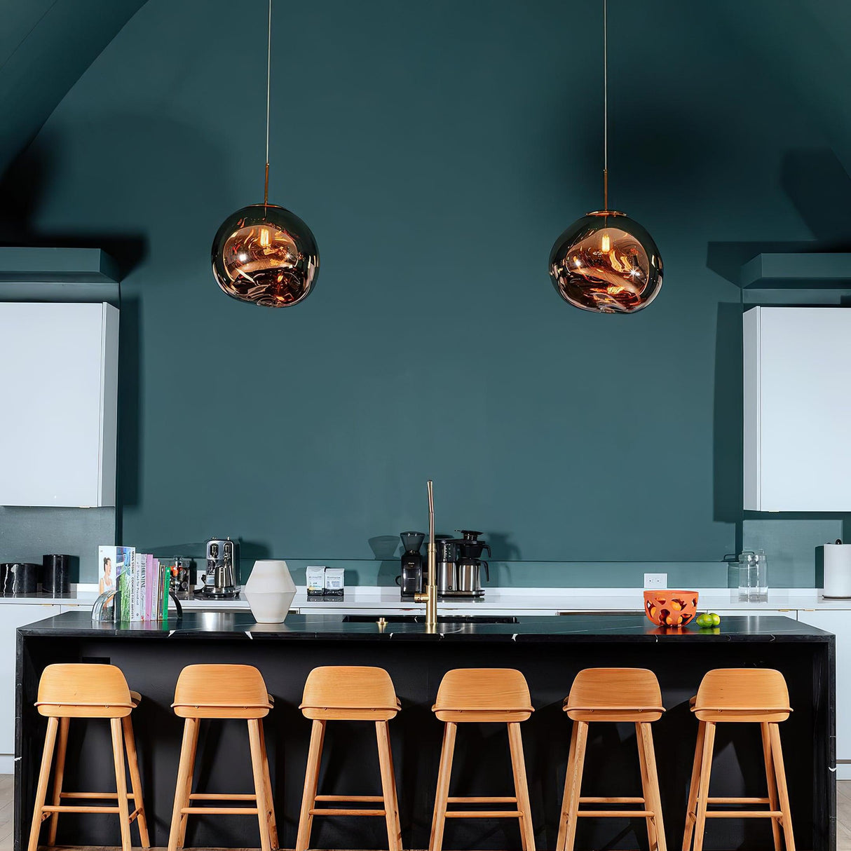 Modern Minimalist Lava Pendant Light PVC Metal