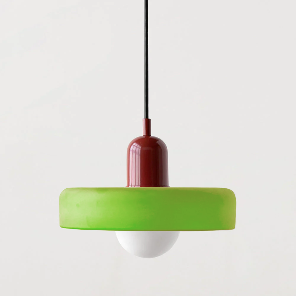 Lampsmodern-UK Bauhaus Glass LED Pendant Light Adjustable Cord 9.8inΓ7.1in