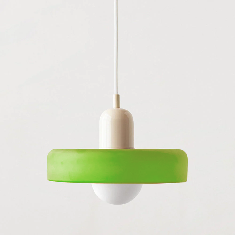 Lampsmodern-UK Bauhaus Glass LED Pendant Light Adjustable Cord 9.8inΓ7.1in