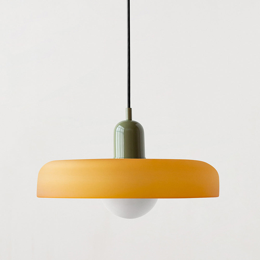 Lampsmodern-UK Bauhaus Glass LED Pendant Light Adjustable Cord 9.8inΓ7.1in