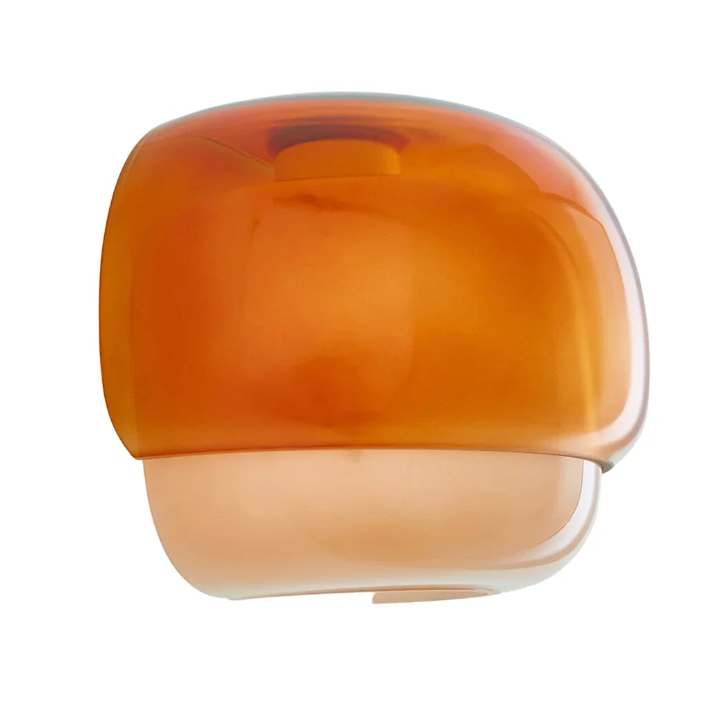 Orvenis Macaron Glass Wall Light Modern Dual-Colored Sconce