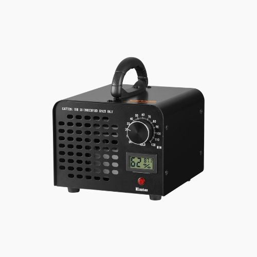 Commercial Ozone Generator 24,000mg/h Heavy-Duty Odor Remover Timer Humidity-Display Portable