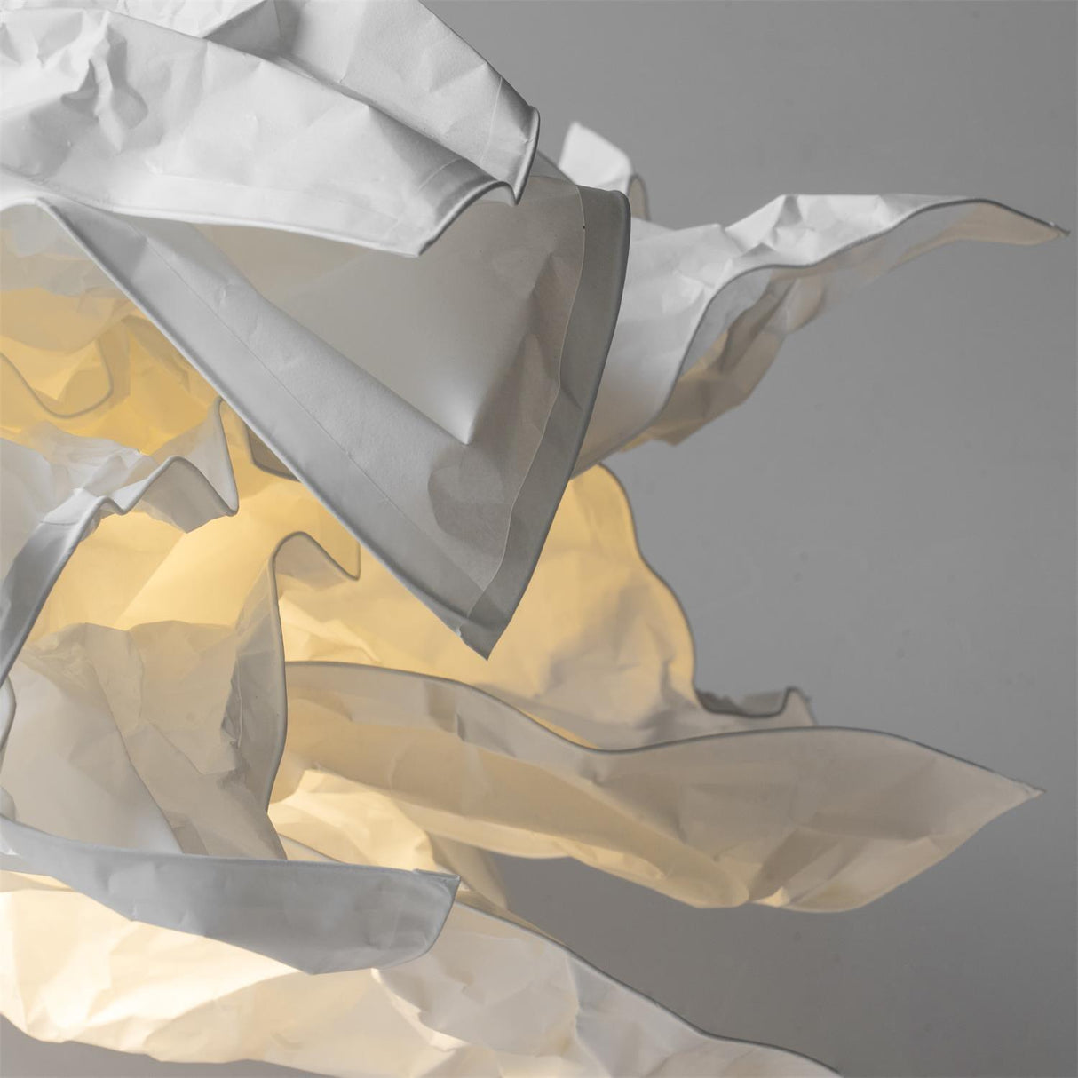 Modern Minimalist Paper Pendant Light Metal 1-Light