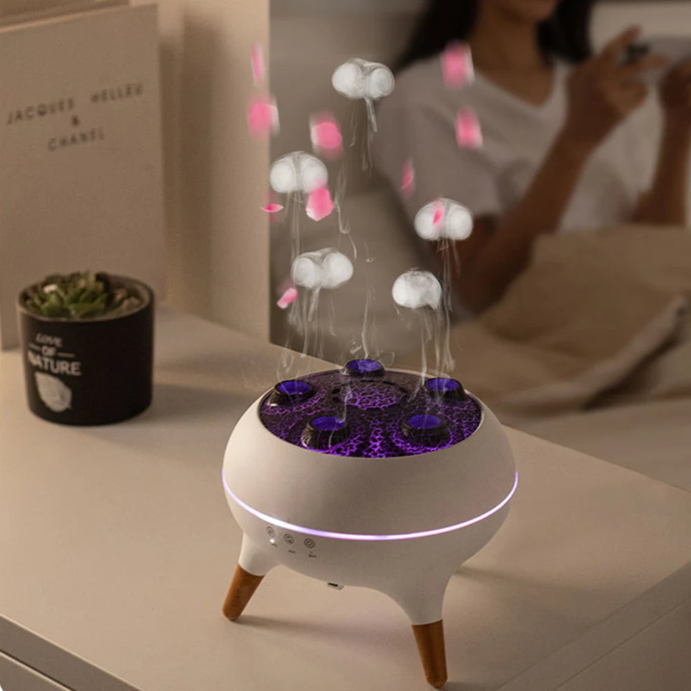 Dynamic Jellyfish 250ml USB Humidifier with Remote Night Lights