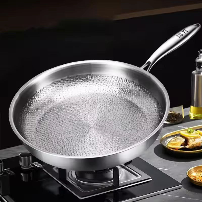 German Titanium Frying Pan - Non Stick Skillet for Steak Cooking