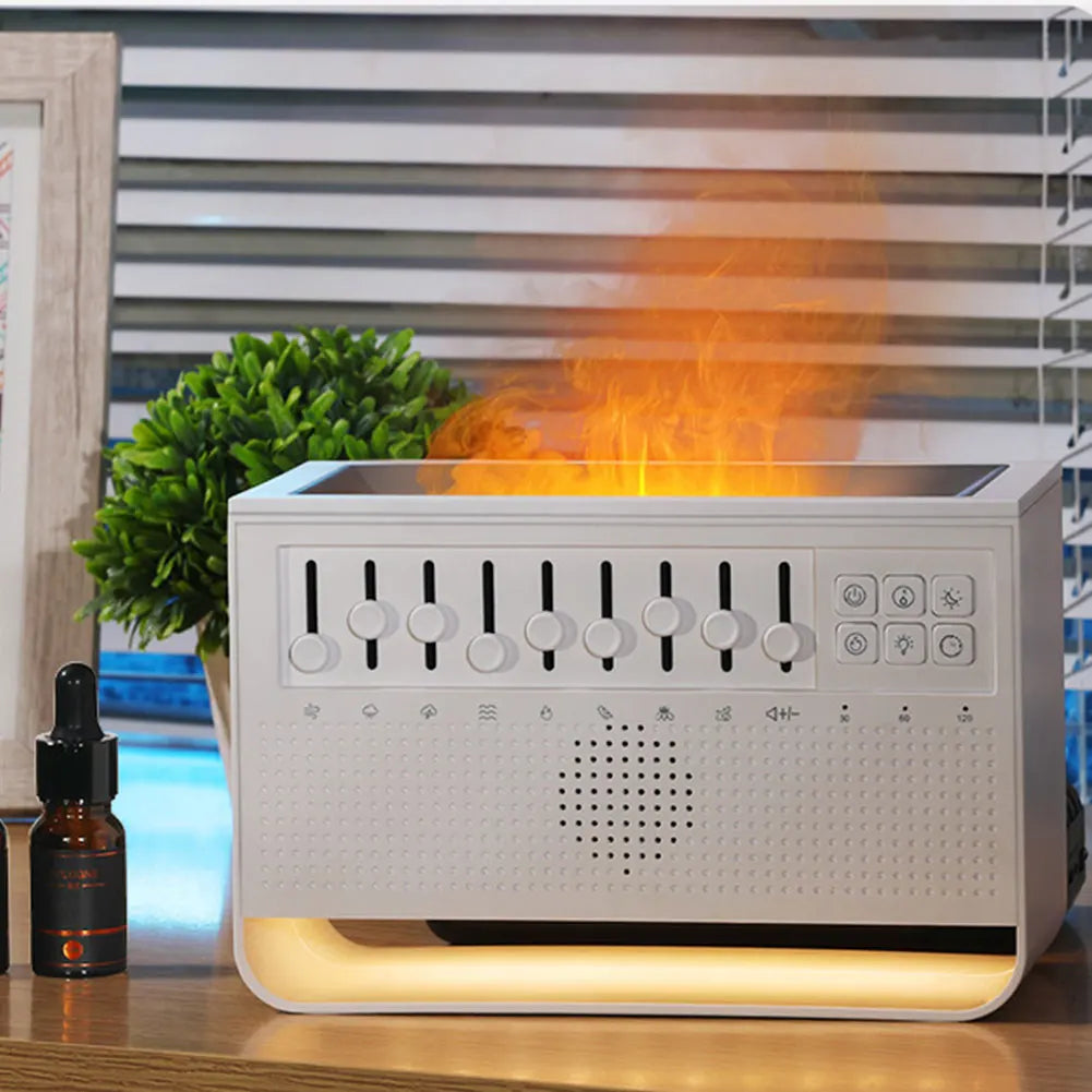 Portable White Noise Bluetooth Humidifier Speaker with Night Light