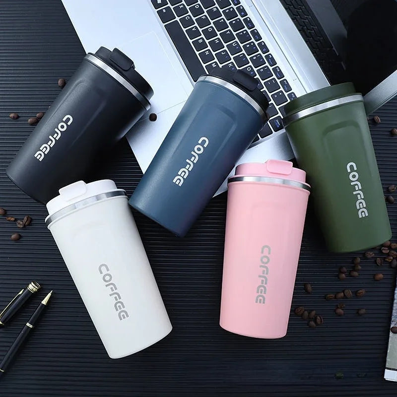 Leak-Proof Stainless Steel Insulated Travel Mug 380/510ml Thermos