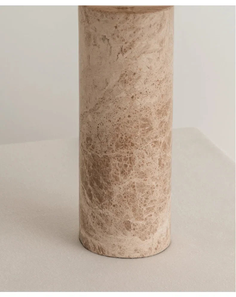 Wabi-Sabi Marble Table Lamp LED E27 Designer Iron Base