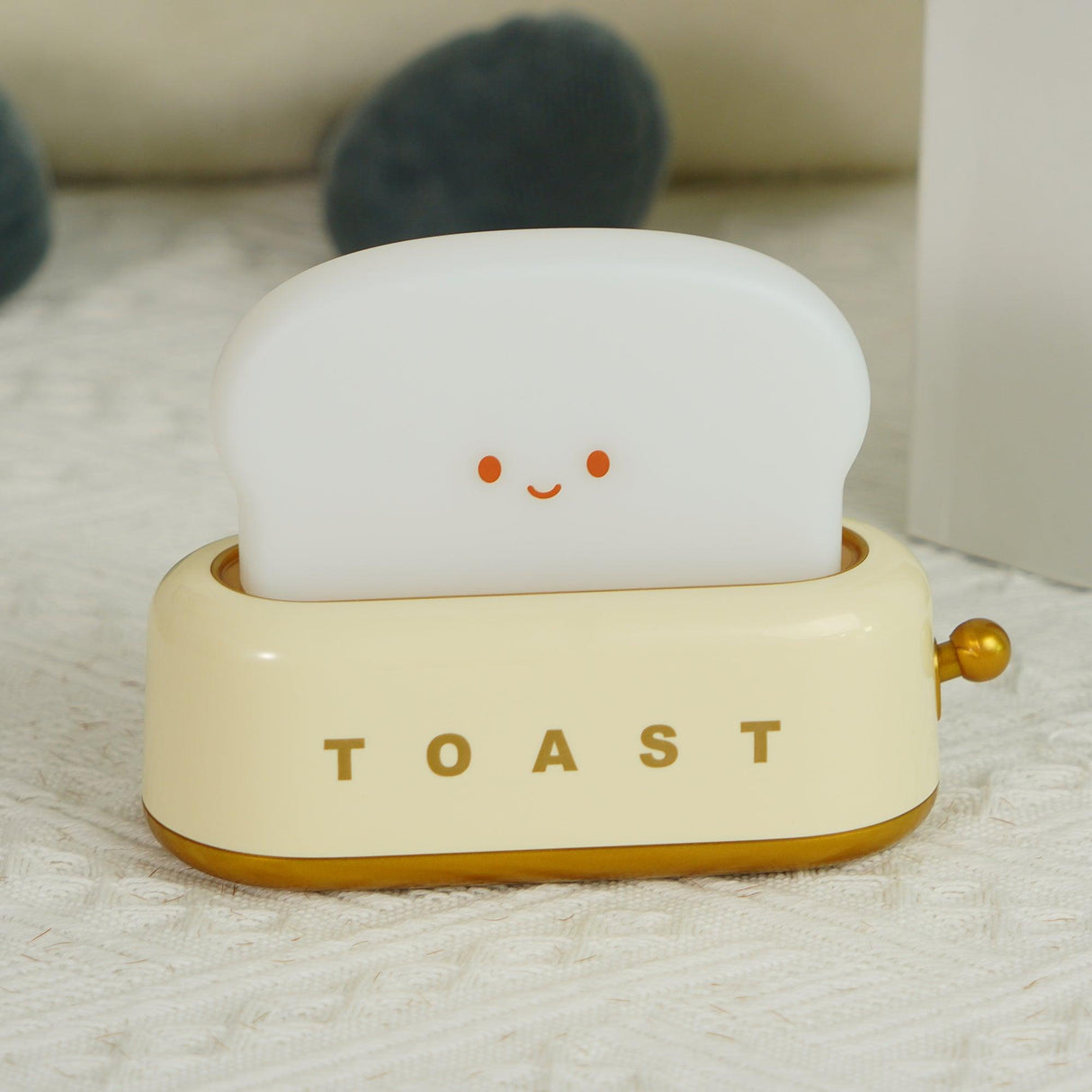 Modern Minimalist Toaster Table Lamp Plastic Acrylic 1-Light