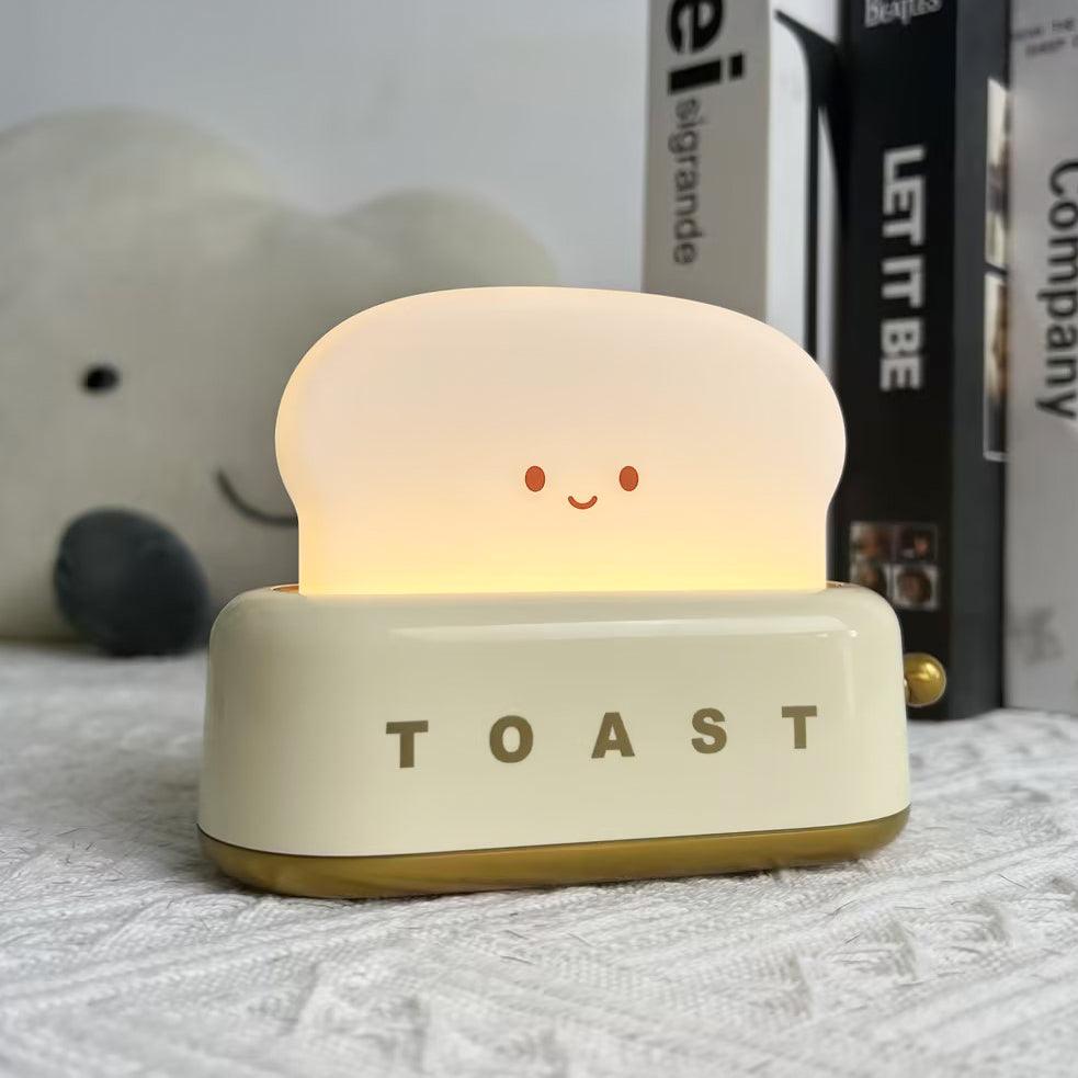 Modern Minimalist Toaster Table Lamp Plastic Acrylic 1-Light